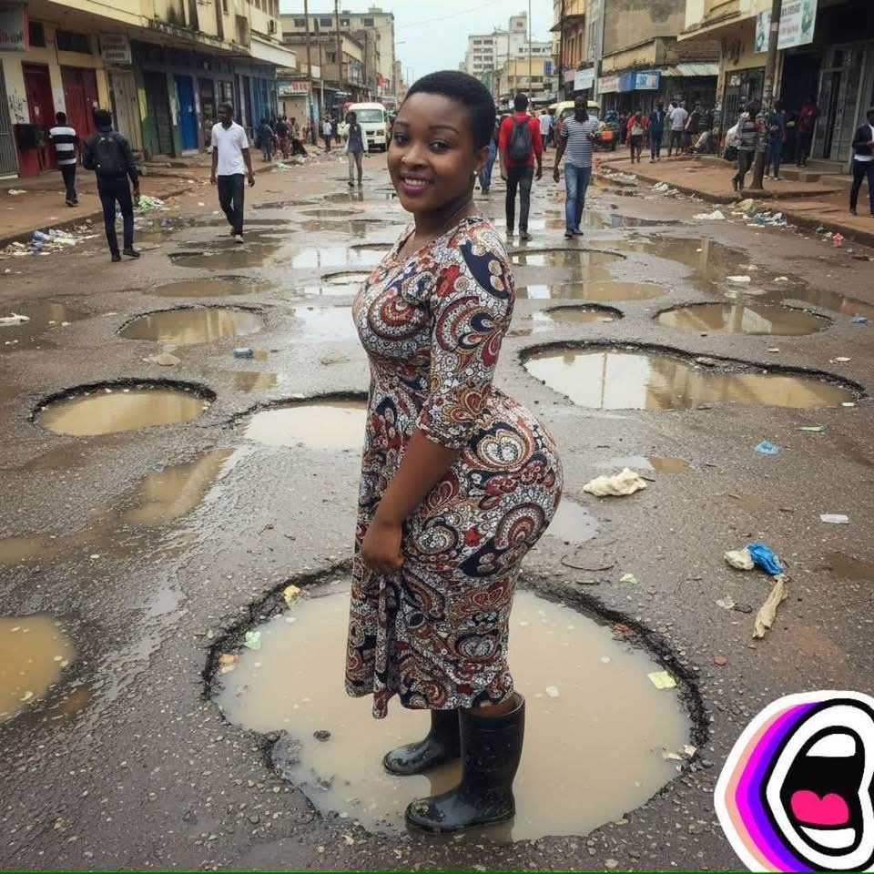 NgarivhumeJ's tweet image. We sleep on this one tonight. While ED is busy dishing out brand new SUVs to #twerking women supporters, the first picture is Kaguvi street (named after national first chimurenga icon Sekuru Gochetsvimbo Gumboreshumba Kaguvi) today after heavy downpour!