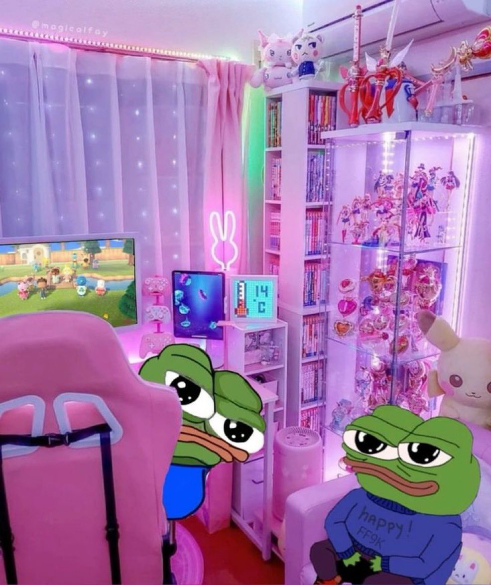#1 most used frog meme on crypto twitter.

ridiculously strong cult community. one of top 5 Cults. people will buy what they like at the emotional level.

intense but gentle warmth, coziness and friendship. $Apu