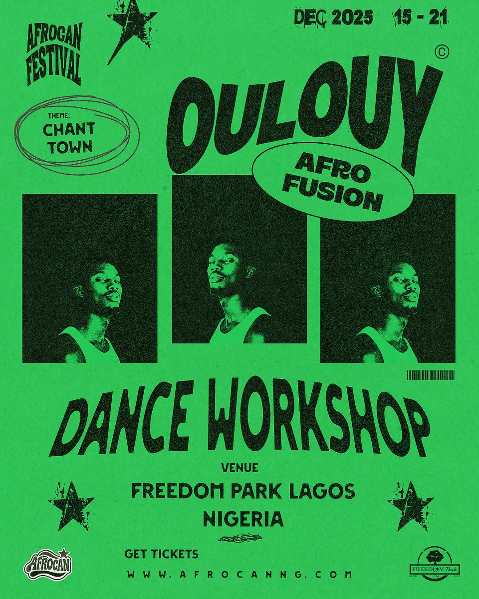 KRED0L's tweet image. Day 4 starts with Konto Maestro SURPY followed by Afro king OULOUY and the final class of the day with Coupe Decale King ORDINATEUR after which ELDERS CIRCLE x OWAMBE . CHANT TOWN IS COMING 📍 FREEDOM PARK