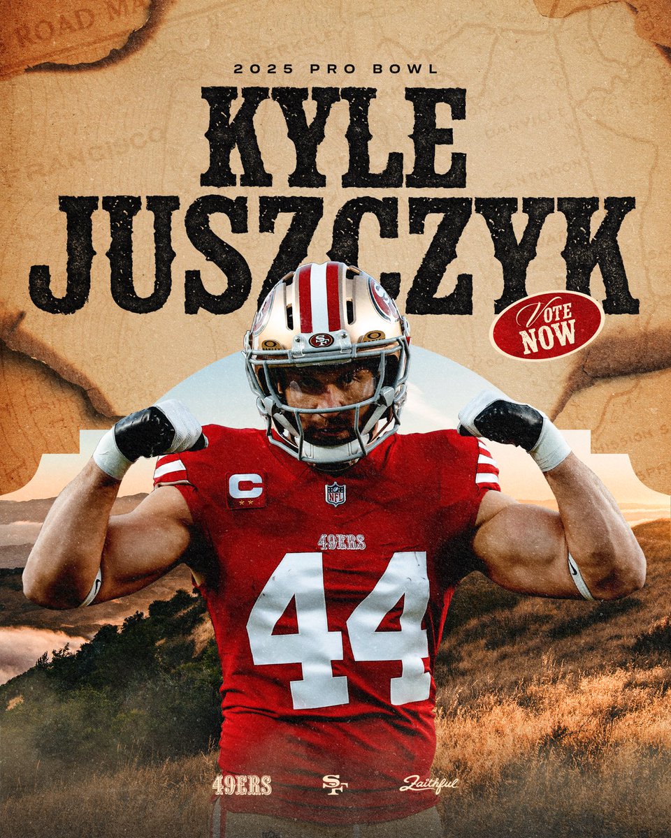 49ers's tweet image. Always bringing the juice 🧃 

RT to #ProBowlVote  Kyle Juszczyk