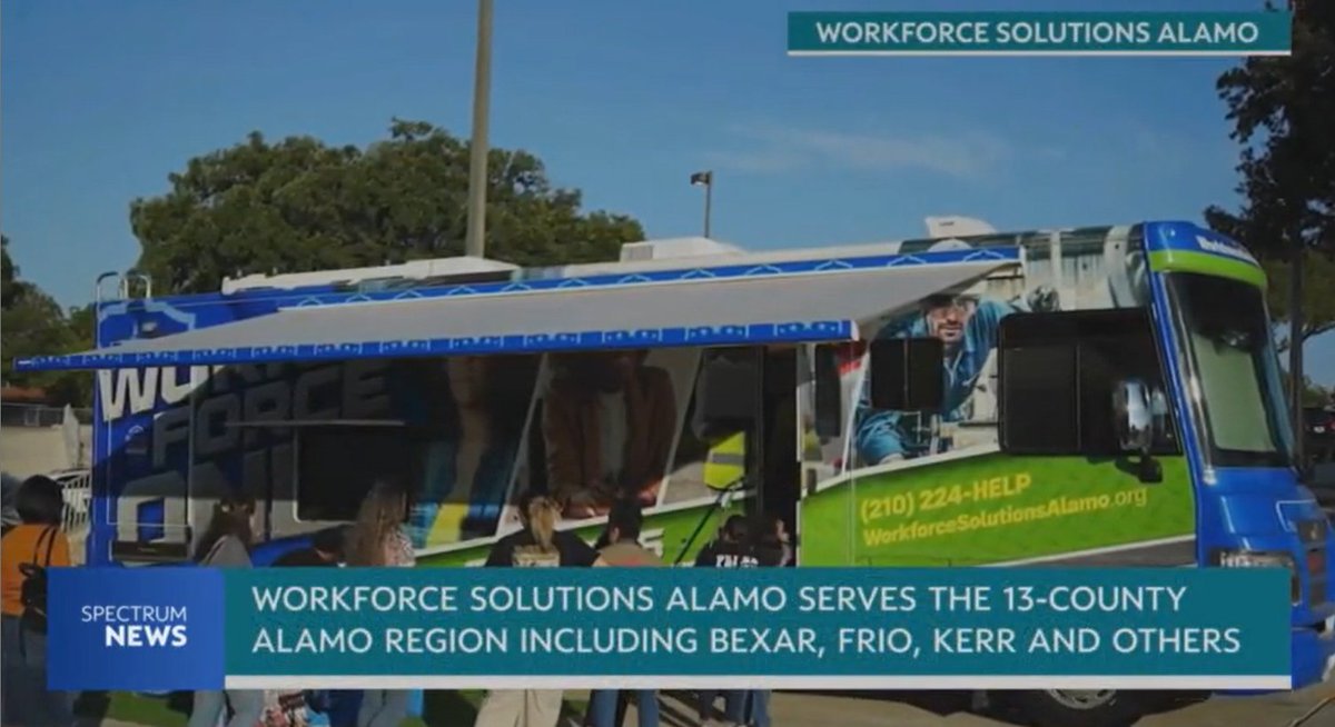 WSASanAntonio's tweet image. Check out CEO Adrian Lopez’s interview with @SpectrumNews1TX on how #WorkforceSolutionsAlamo empowers job seekers through skills training, childcare assistance &amp;amp; workforce initiatives across our 13-county Alamo Region. Watch here:spectruminfocus.com/section/in-foc…
#AlamoArea #SkillsTraining