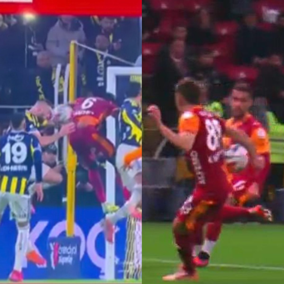 Birinde el var birinde yok dediler. İşlerine nasıl gelirse kural kime göre 
#GSvSAM
Penaltı
Verilmedi
Kural
Samsun