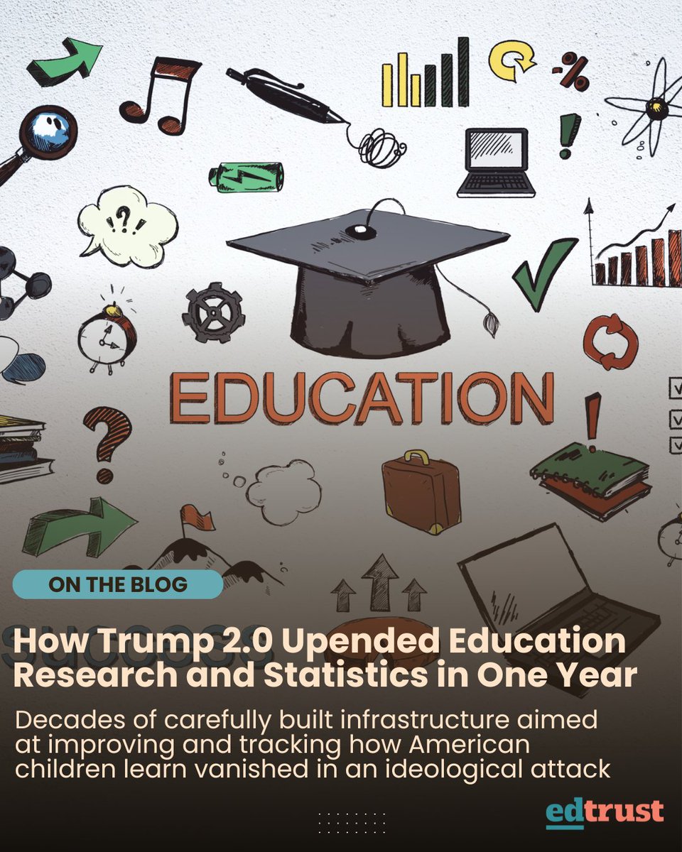 EdTrust's tweet image. Inauguration Day was a time of hope for the MAGA faithful who watched President Donald Trump take his second oath of office in the Capitol rotunda. But less than a mile away, at the Department of Education, fear and uncertainty reigned. Read more: bit.ly/4aipZxF