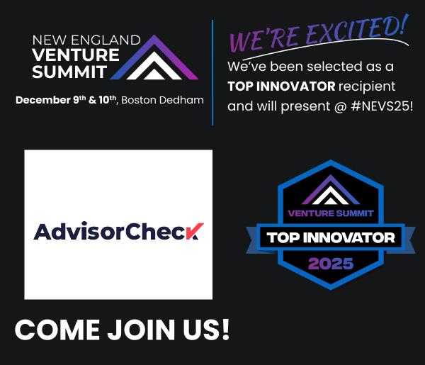 AdvisorCheck1's tweet photo. We can’t wait to connect with investors, innovators, and fellow founders at #NEVS2025!

Will we see you there?

#StartupJourney #InnovationCommunity #startups #venturecapital #innovation #founders #VC #networking https://t.co/NVVtO3Vtpd