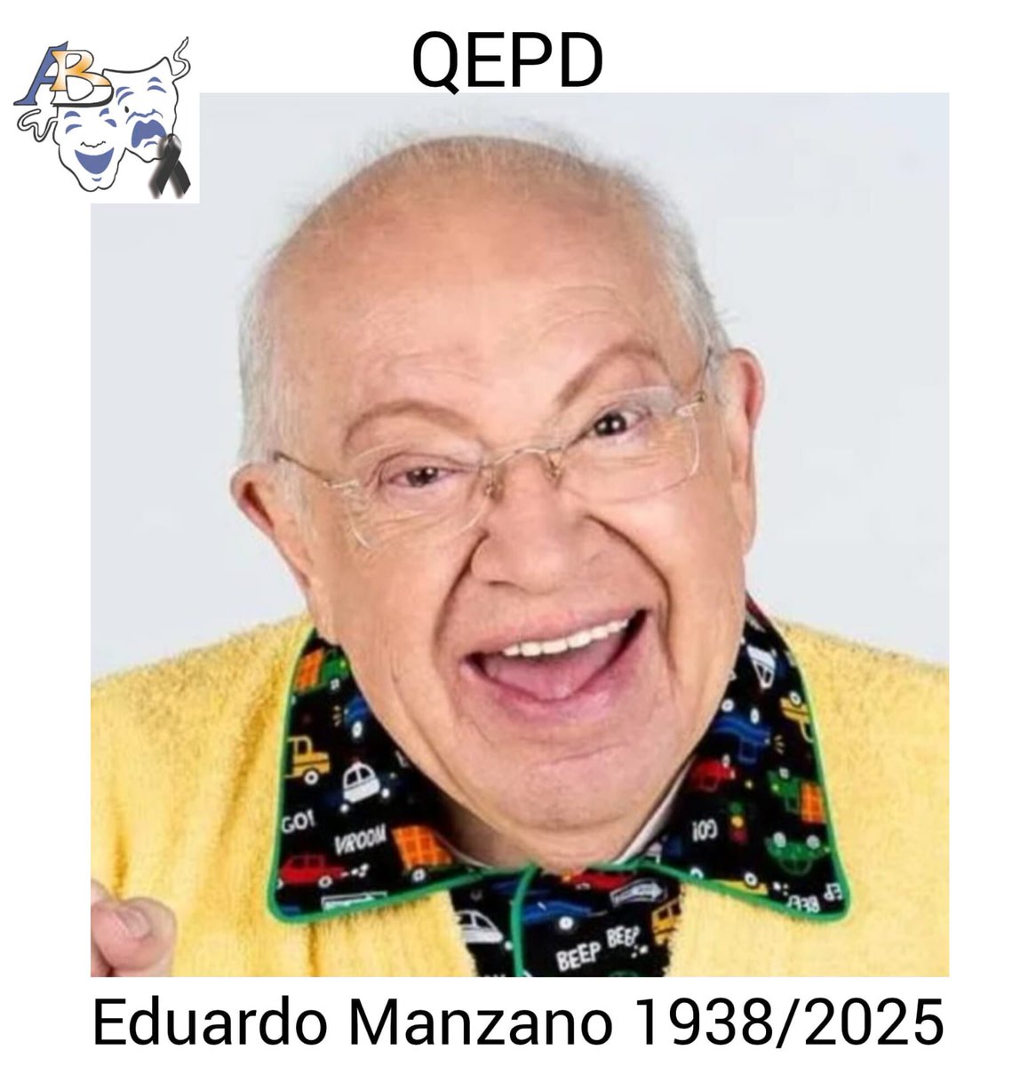 La Asociación Rafael Banquels A.C., representada por el lic. Enrique Selvas y el Consejo de Administración, lamentan el fallecimiento de nuestro querido compañero; Eduardo Manzano, sucedido este 5 de diciembre del corriente.
Nuestras condolencias a sus familiares y amigos.