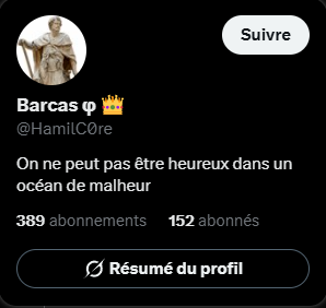 Zehkyyy's tweet photo. @HamilC0re @Basypteo y'a qu'a regarder le profil pour comprendre la déprime du mec 🤣 https://t.co/3M7hmSiD0B