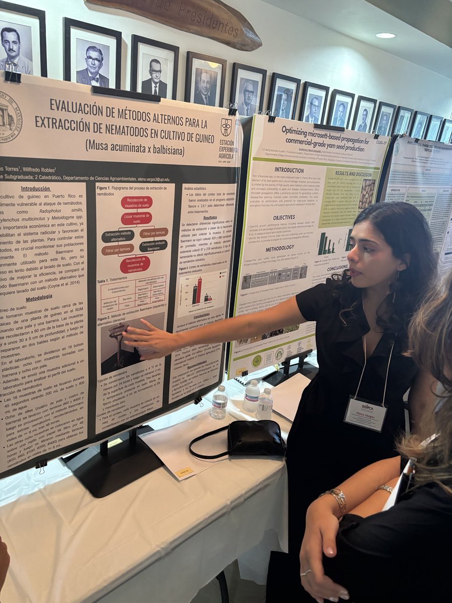 wrobles9's tweet photo. Proud of my students presenting their research at the sociedad puertorriqueña de ciencias agricola https://t.co/iHEPO0t4Yl