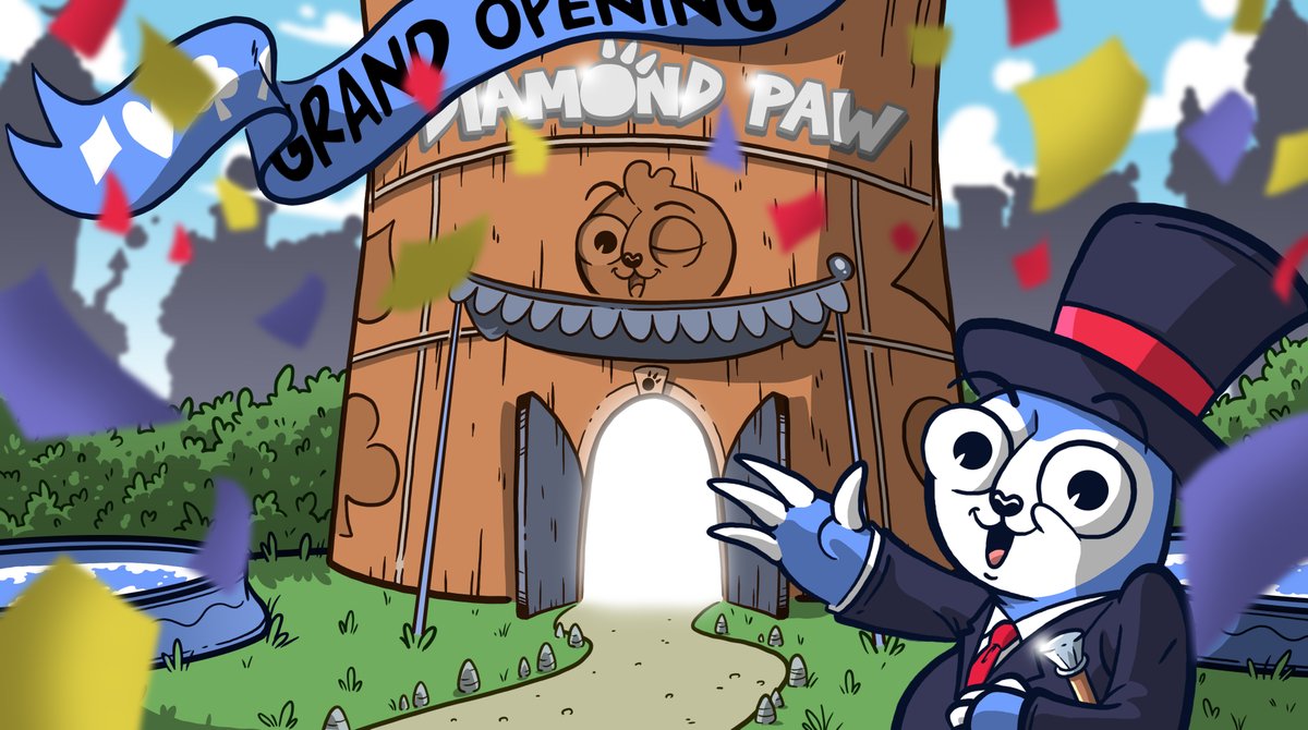 SlothMachine69's tweet photo. 🎉 The Diamond Paws Casino in Snoozle Town has officially opened its doors!

Flash cut the ribbon (slowly), confetti exploded, and the jungle went wild. 🌿🦥✨👇 https://t.co/ZgxPUPZfli
