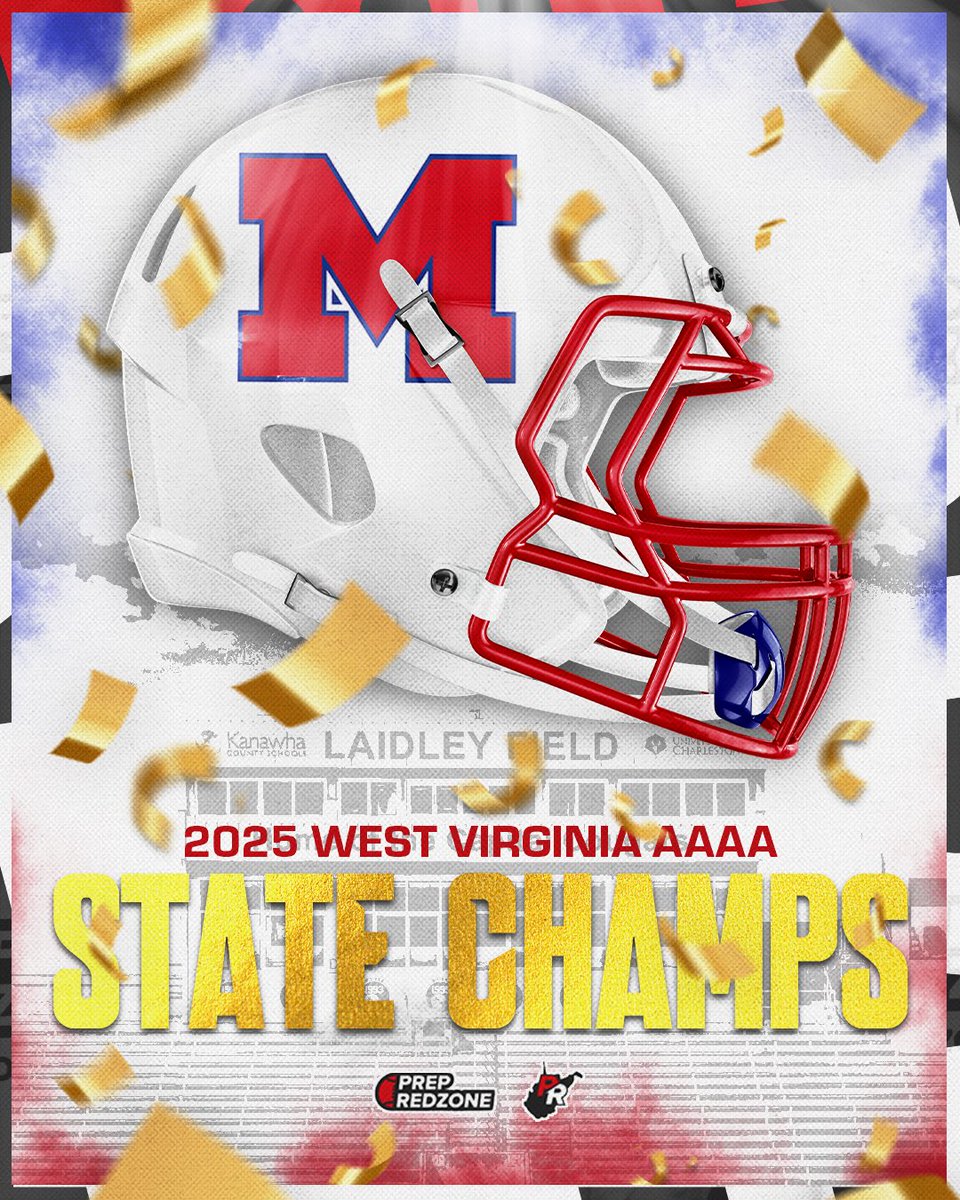 PrepRedzoneWV's tweet image. 🏆 2025 WV STATE CHAMPIONS 🏆

Congrats to @MohiganFootball for winning the Class AAAA state title from PRZ WV!

#wvprepfb