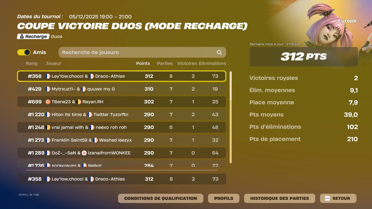 30 min late a cause de la ranked