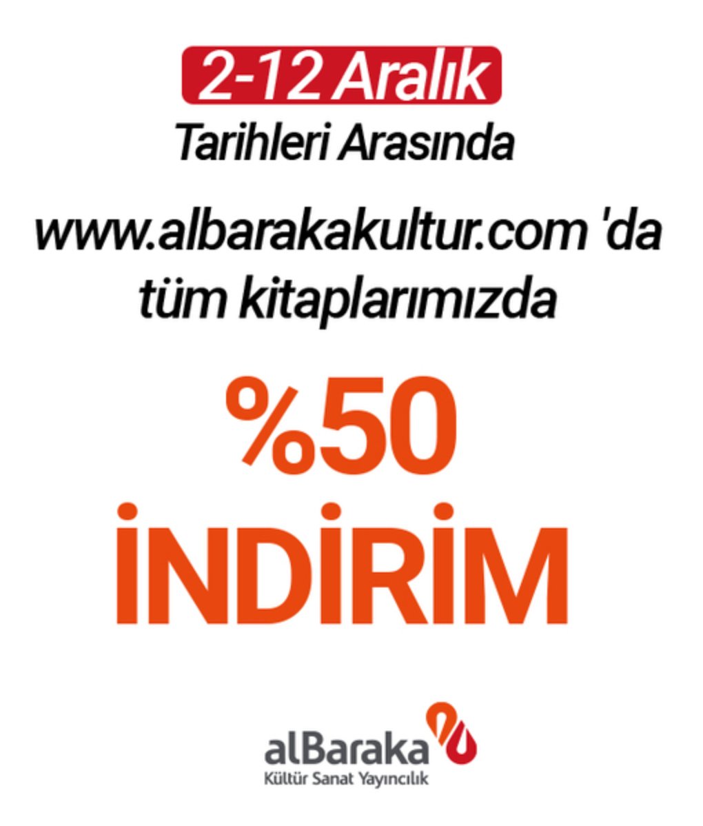 Kelamla ilişkili kitapları almak için güzel fırsat. 
<a href="/albarakayayin/">Albaraka Yayınları</a> kitaplarında %50 indirim..
albarakakultur.com/Arama?1&kelime…