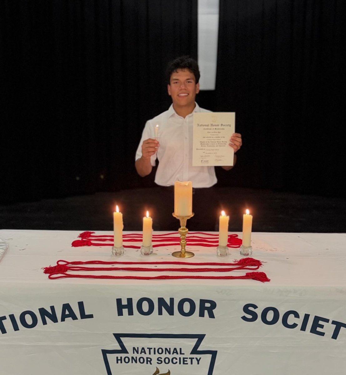 tcruz_520's tweet photo. I’m honored to be inducted into the National Honor Society. Thank you to everyone who has supported me in school and in baseball. The hard work I do in both areas helps me grow, and I’m excited to keep improving on the field and in the classroom. https://t.co/WgENIyAmbn