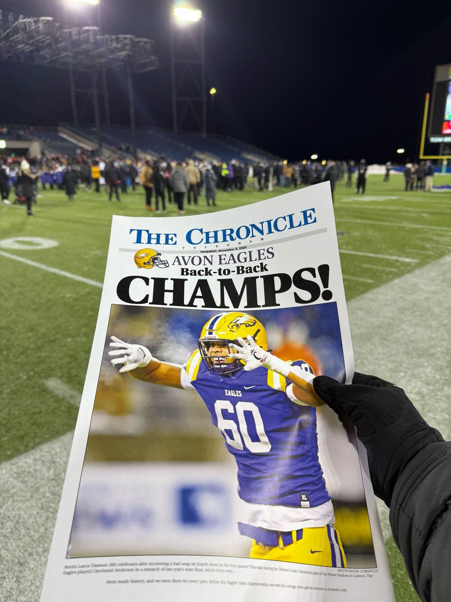 meethometown's tweet photo. State Championship football is in full swing! 🏈✨ Hometown is thrilled to be cheering teams on from the sidelines in states across the country. Check out a few behind-the-scenes shots from the #OHSAA and #PIAA games! https://t.co/0BlCTZS3Np
