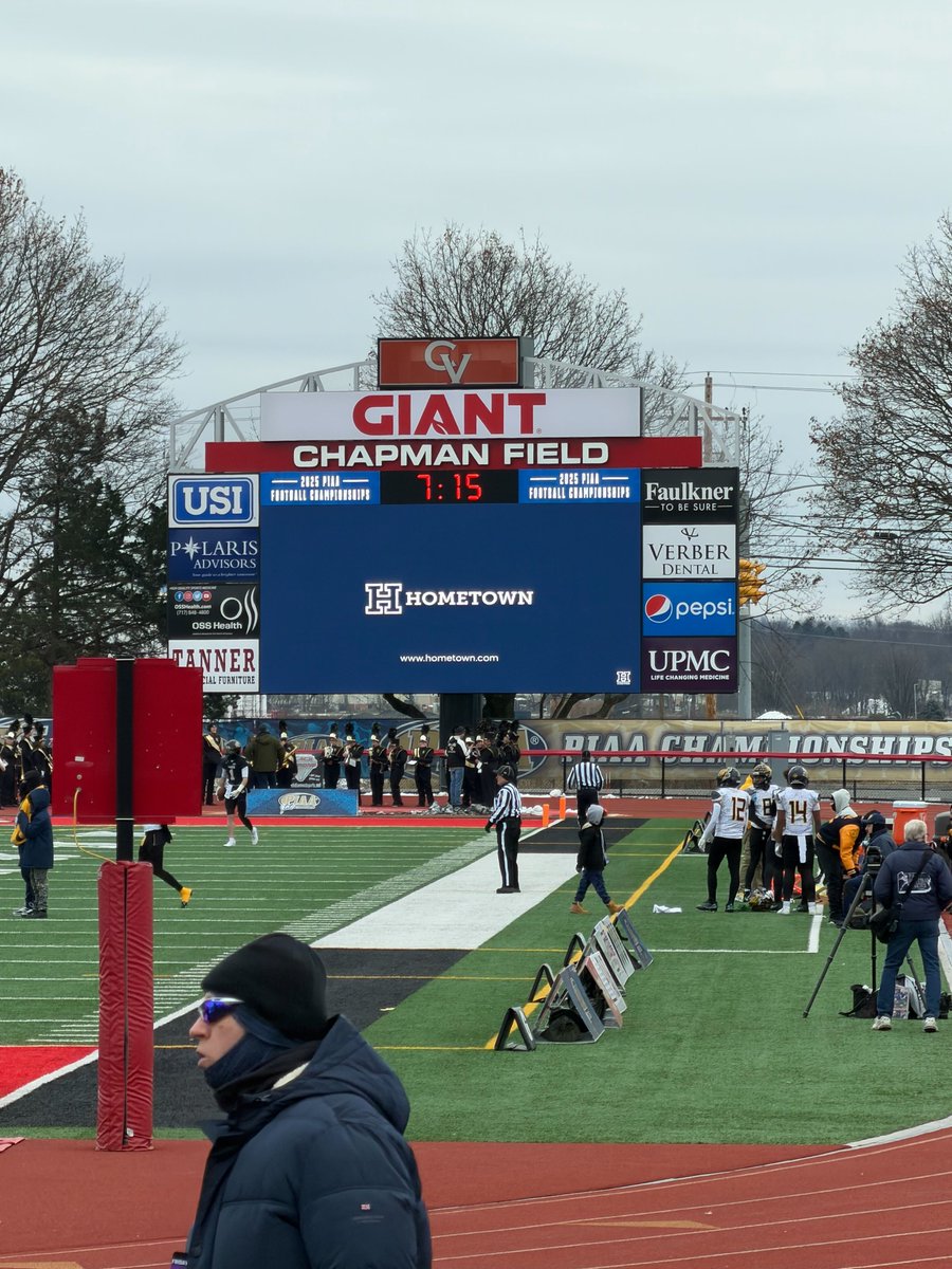 meethometown's tweet photo. State Championship football is in full swing! 🏈✨ Hometown is thrilled to be cheering teams on from the sidelines in states across the country. Check out a few behind-the-scenes shots from the #OHSAA and #PIAA games! https://t.co/0BlCTZS3Np