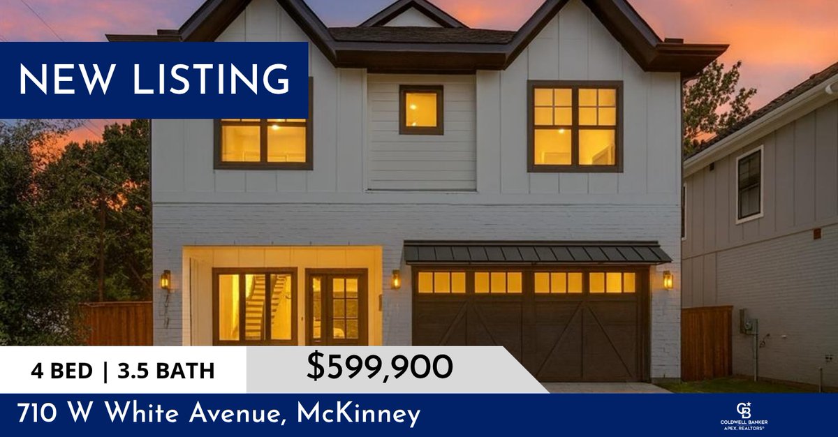 AmyClements5's tweet image. 📍 New Listing 📍 Take a look at this fantastic new property that just hit the market located at 710 W White Avenue in Mckinney. Reach out here or at (214) 763-0571 for more information!

Listed by Shannon Patterson

Amy Cleme... aclements.cbapex.com/showcase/710-w…