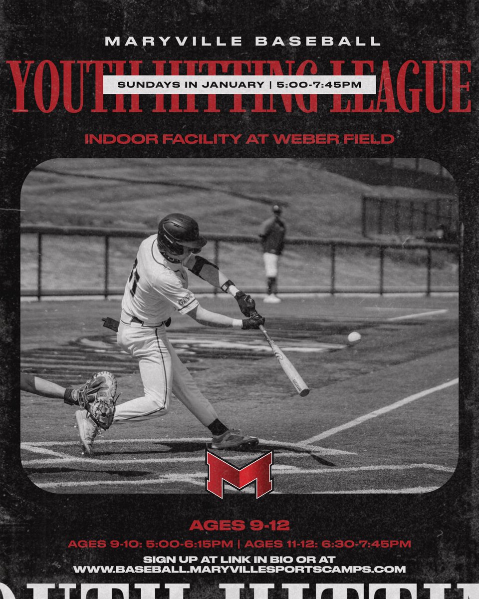 BaseballMU's tweet image. Registration is open for our January youth hitting league! Don’t miss this great opportunity to earn from our staff this winter!