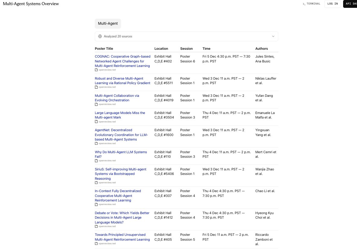 40 Multi-Agent research papers are at NeurIPS 📈

It was probably less than half of this last year! 

Next year, it could be 2x this if not more. 

Multi-agent collaboration is growing rapidly as a research field : )