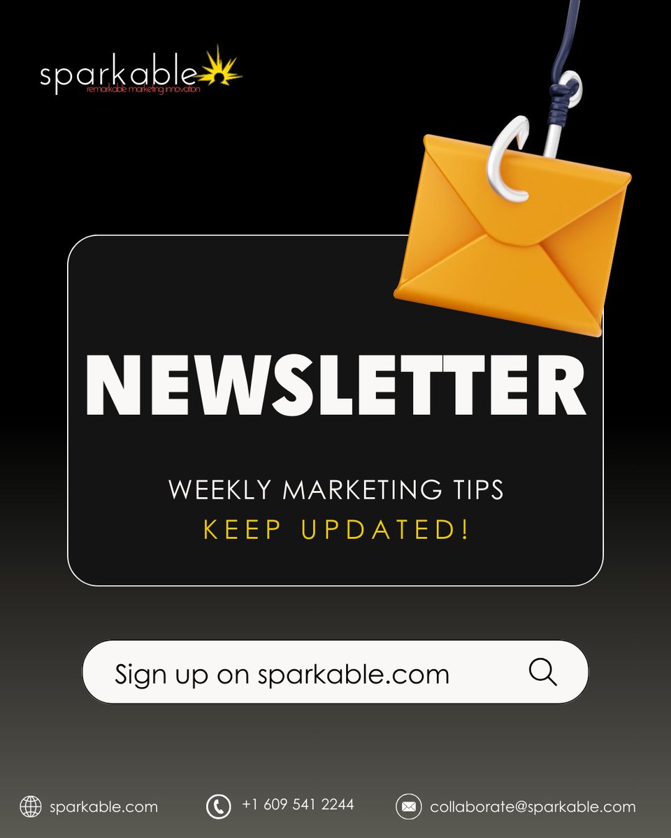 sparkable's tweet image. 💡 Want smarter marketing delivered straight to your inbox?

Every week, we share a bite-sized tip in Wednesday Wisdom—actionable insights you can use to grow your business right away.

✨ No fluff. Just one marketing tip every Wednesday.

👉 Subscribe at sparkable.com