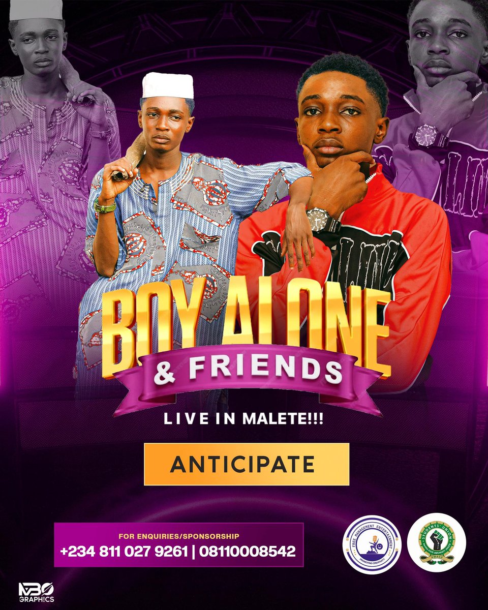 TheKwasuSU's tweet image. Malete, get ready!
Boy Alone &amp;amp; Friends are about to light up the city!

Brace yourself for the biggest vibe of the season.
ANTICIPATE!

#PeoplesEra