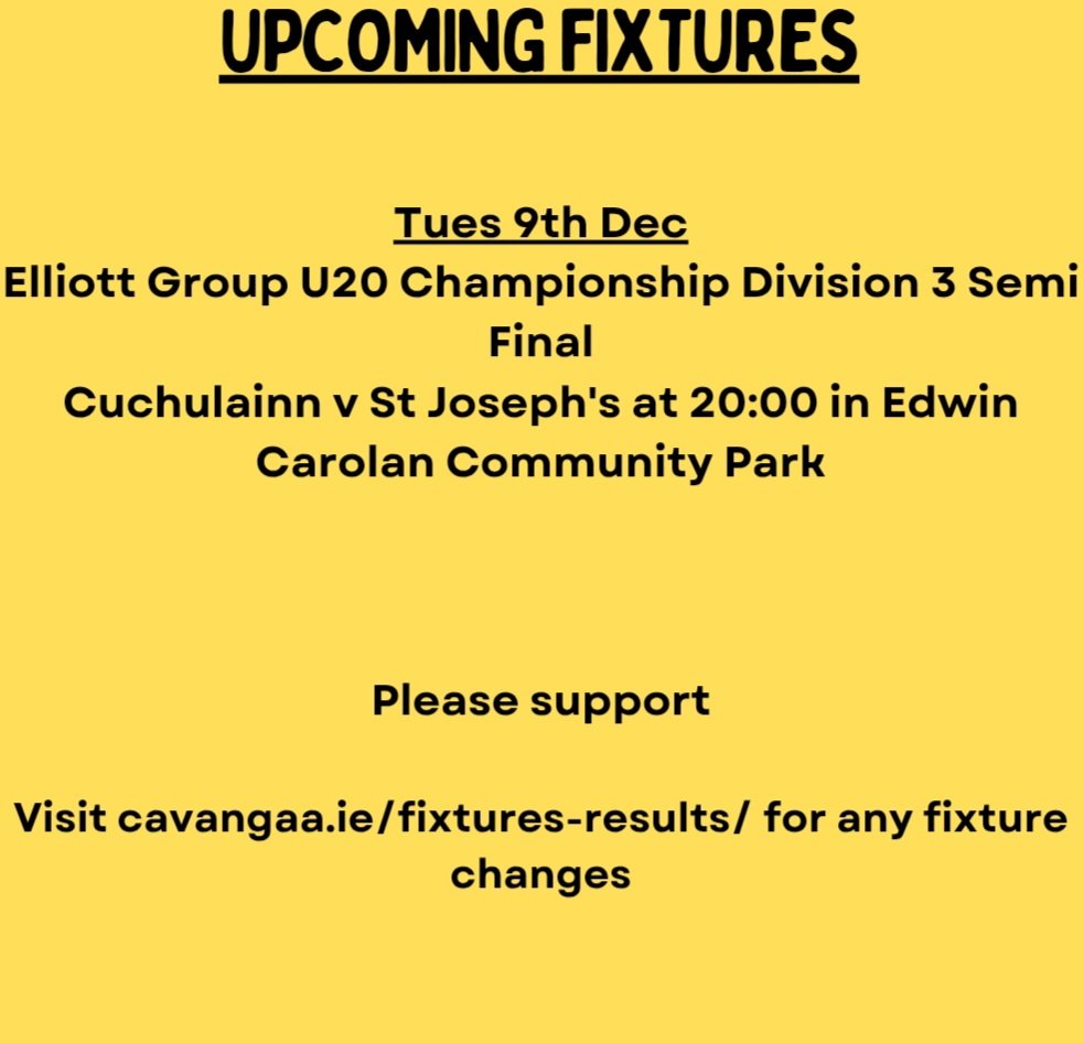 Killeshandra GAA (@killeshandragaa) on Twitter photo 