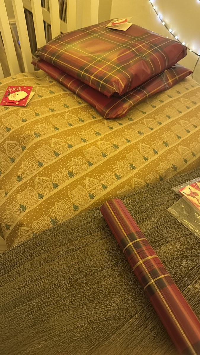 I wrap gifts like I’m Michael J Fox mate it’s embarrassing