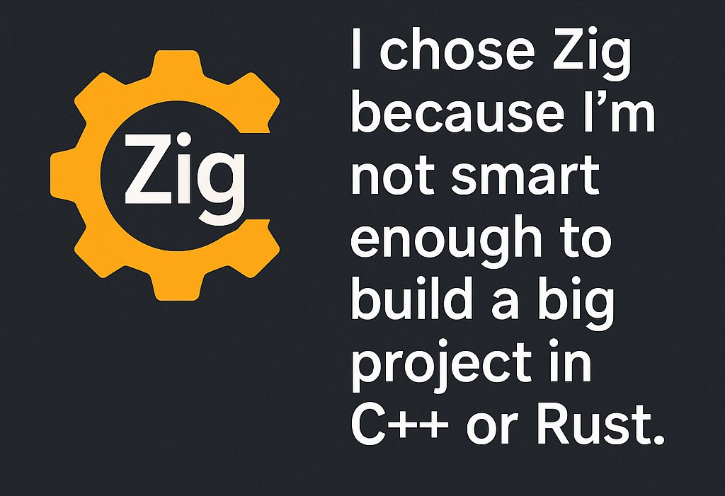 brk0v's tweet image. ⚡️“I chose Zig because I’m not smart enough to build a big project in C++ or Rust.” - @bouvierfrancis

This article is a fantastic deep dive into why you might want to build your next project in Zig

lightpanda.io/blog/posts/why…
#zig