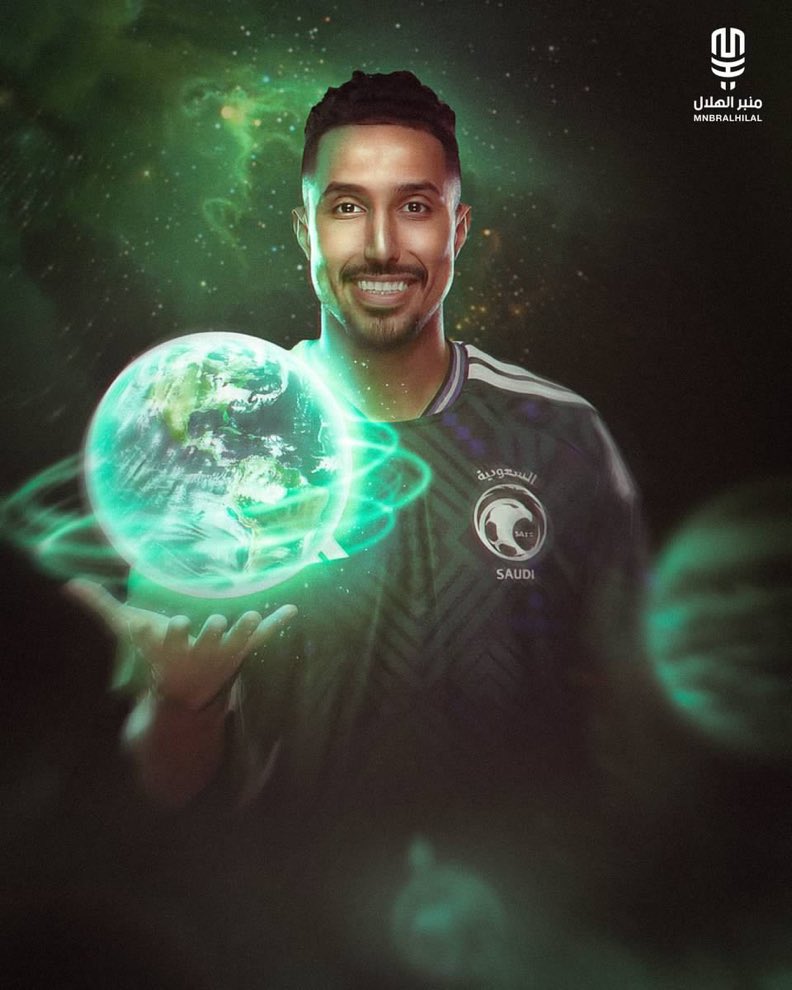 MnbrAlhilal's tweet photo. ضع لايك إذا سالم الدوسري أفضل لاعب سعودي 🤩💚💚💚💚💚💚💚💚💚 https://t.co/RbpEwnV1Ae