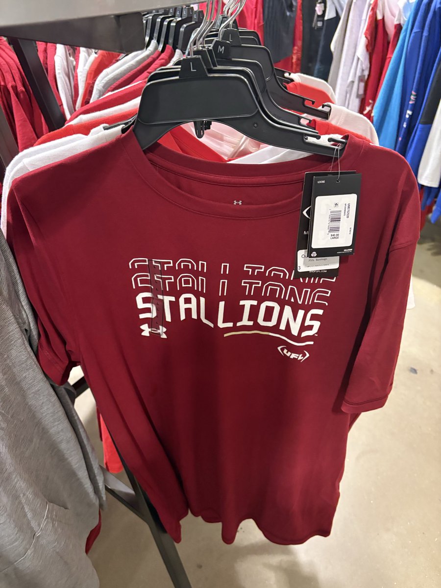 iupuiwarrior's tweet photo. @BirminghamSport $5 under armor Stallions gear at Going, Going, Gone https://t.co/XZvy0sOgiX