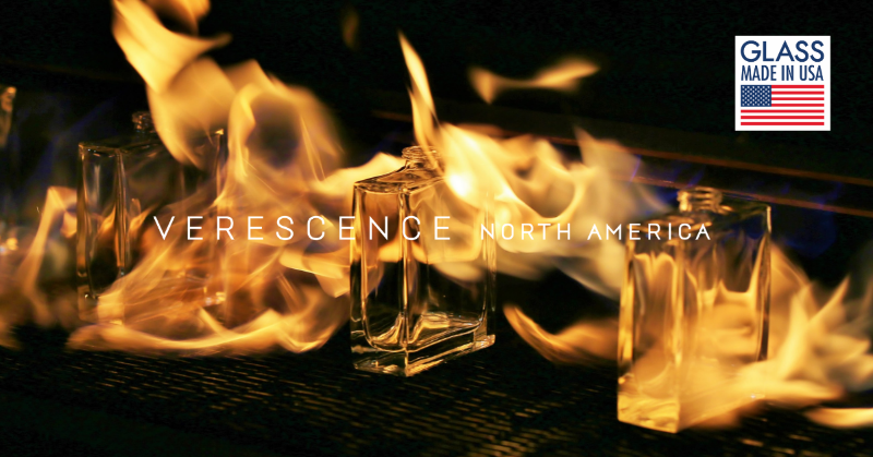 BeautyPackaging's tweet photo. Your glass packaging, made in the U.S.! 🇺🇸 

Verescence North America offers premium fragrance, skincare &amp; makeup bottles—custom or standard, fully customizable. 

✅ Tariff-free ✅ Fast lead times ✅ Sustainable solutions

Sponsored by @verescence