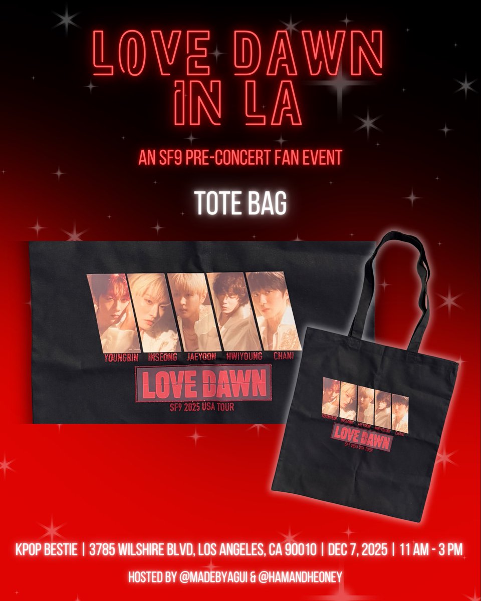 Last chance to pre-order! Ends today at 11:59 PM PST (12/5)!

By pre-ordering, you are guaranteed your member of your choosing! We will have limited stock on Sunday.

Purchase here:
gomdrop.com/grouporders/pu…

#SF9 #SF9_LOVE_DAWN #SF9_TOUR #SF9inLA #SF9_in_LA #SF9FANTASY #FANTASY