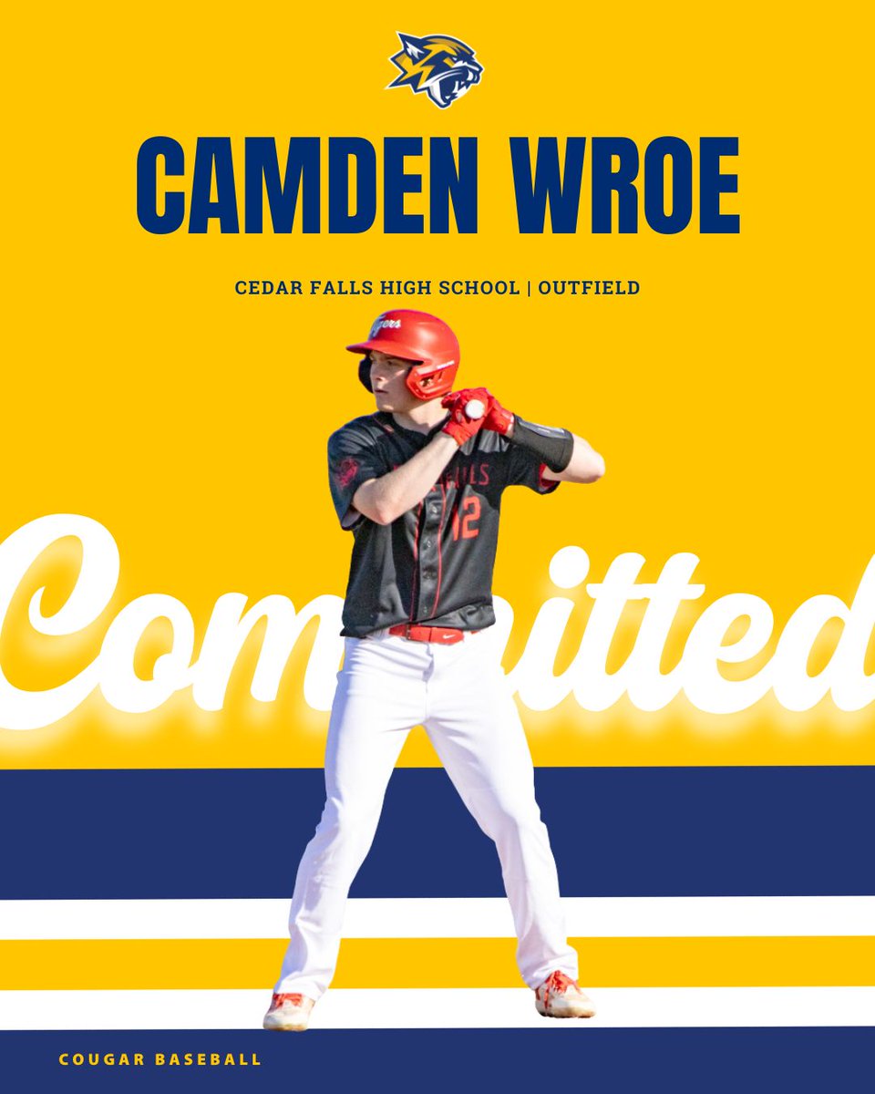 nicc_bsb's tweet image. Welcome to NICC, @CamdenWroe!  #GoCougars