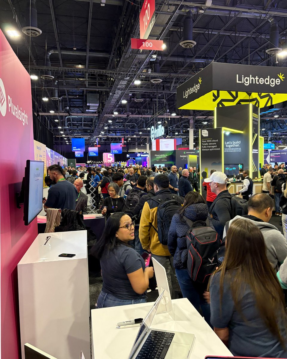 pluralsight's tweet image. AWS re:Invent 2025 delivered! 😎

Thank you to everyone who stopped by our booth this week to connect with team members. 

See you next year. 

#wearepluralsight #reinvent #aws