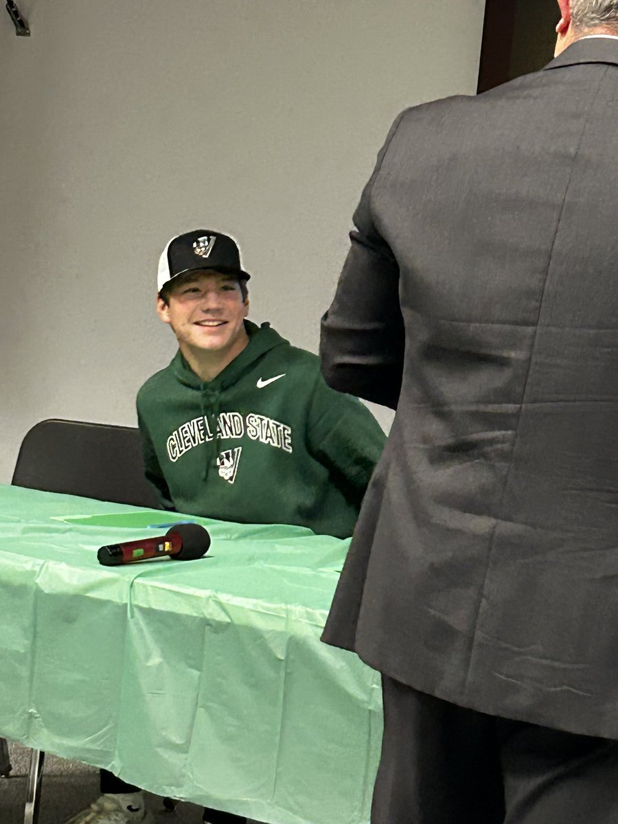 Congrats Cam! Signing with Cleveland State