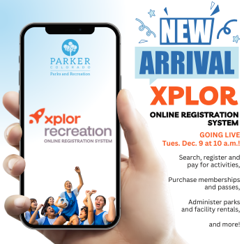 ParkerRec's tweet photo. We are excited to announce the transition to a new online registration system... Xplor Recreation!
GOING LIVE on Tuesday, Dec. 9 at 10 a.m.!

Winter/Spring Activity (Jan.-April) registration opens Dec. 9 at 10 a.m. Visit https://t.co/7CjXOrwFO9 for more info. https://t.co/LttYnARDYl