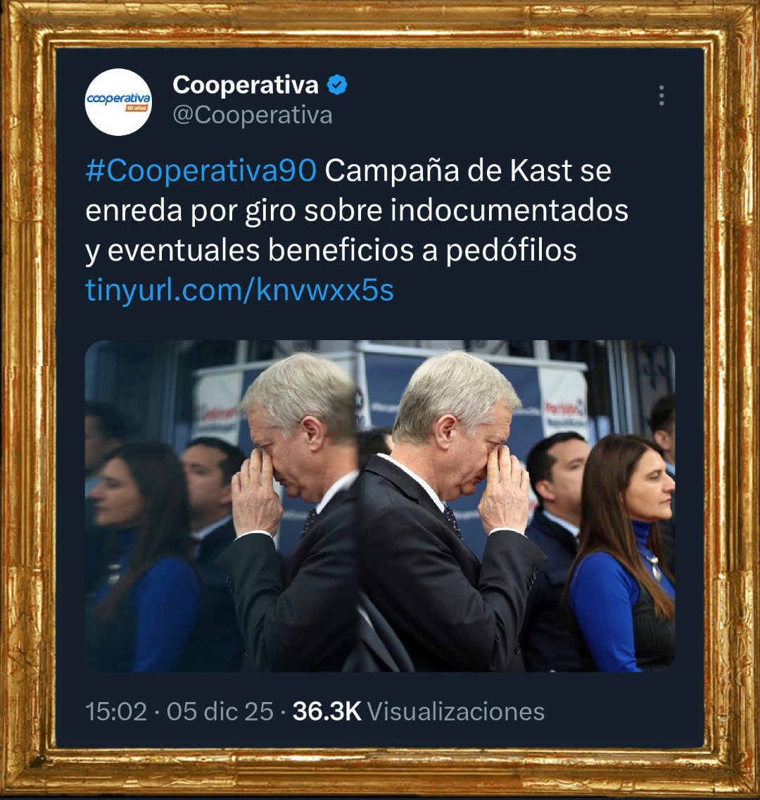 🖼️«Arañando votos pedófilos»
Óleo sobre tela, diciembre 2025.