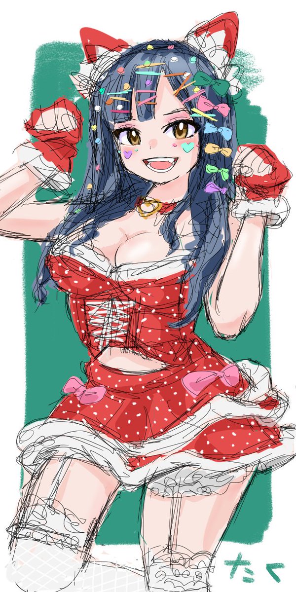 #これを見た人は無言で去年の12月の画像を貼る 