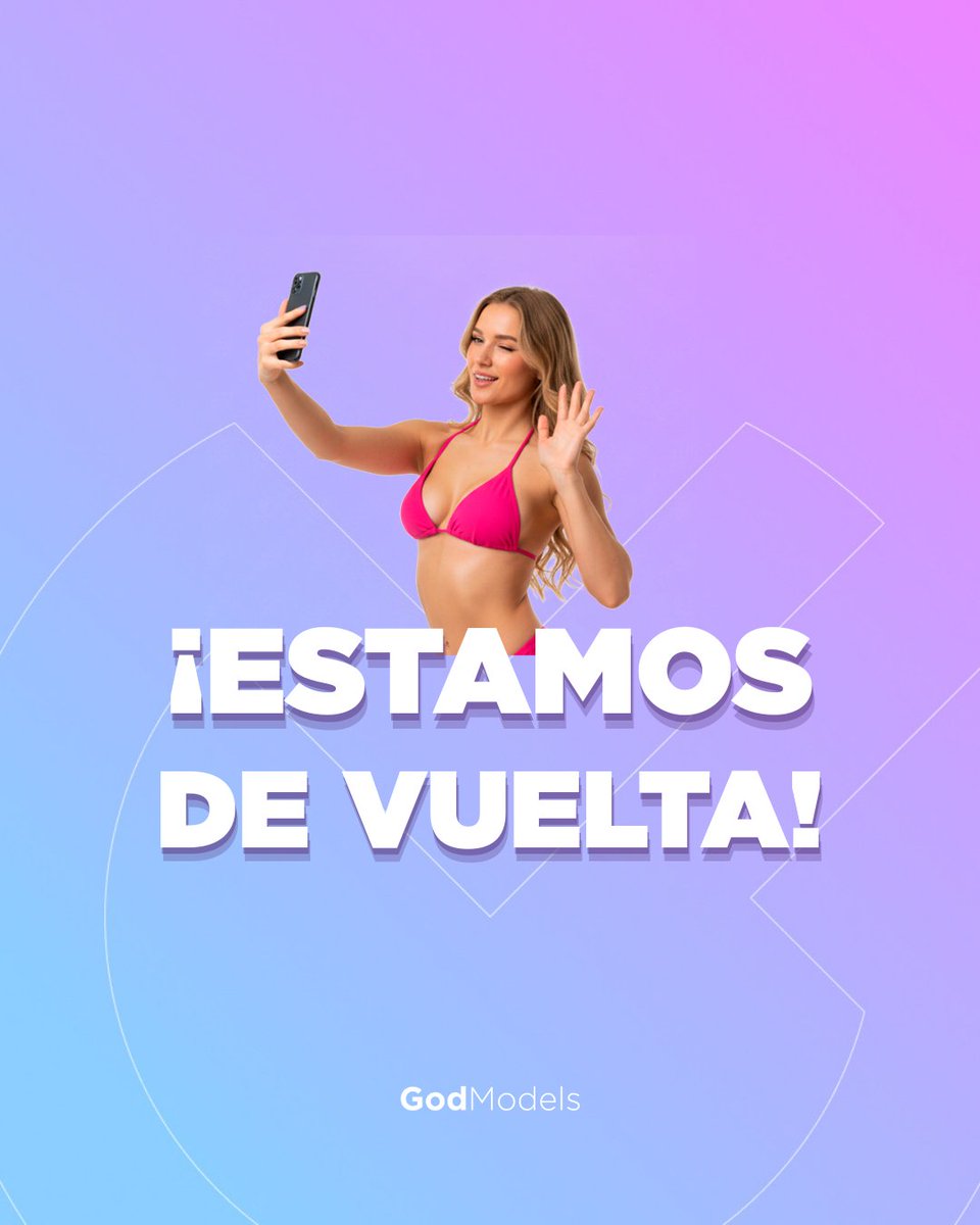 godmodels_'s tweet photo. ✨ Después de unas semanas en silencio…
Estamos de vuelta con novedades para que crezcas, crees y te sientas libre en GodModels. https://t.co/WCM5TX97RB