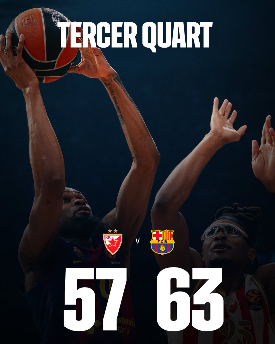 FCBbasket's tweet photo. Final del tercer quart. Va, Barça! Últim esforç 💪 https://t.co/xI0P8WF0KX