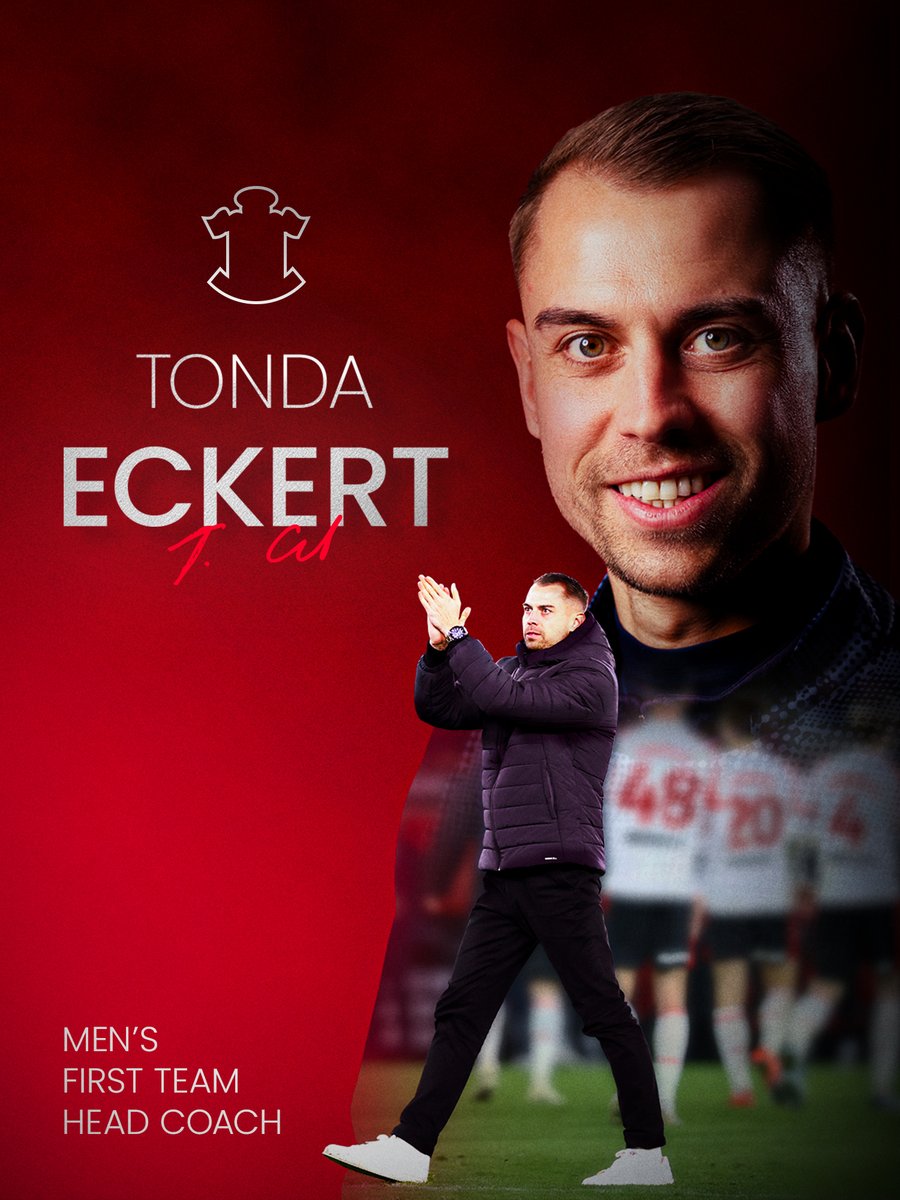 SouthamptonFC's tweet image. Tonda Eckert: First Team Head Coach 😇