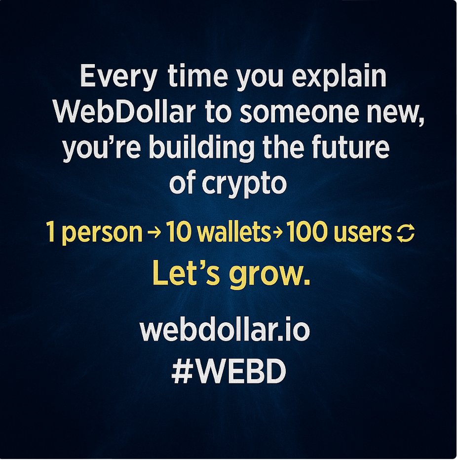 @WebdollarFans tweet media