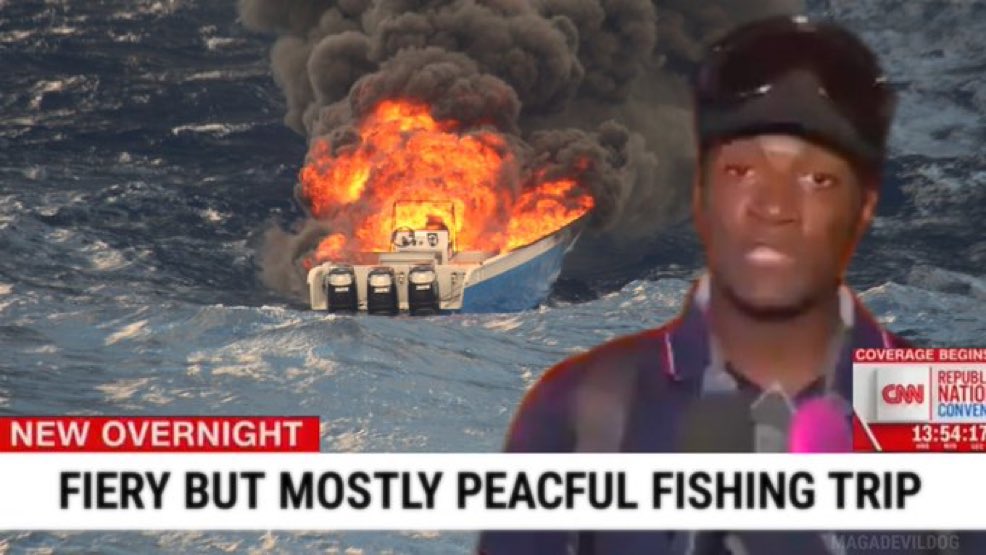 MAGAMichelleS69's tweet image. See. It’s a mostly peaceful boat fire. Did I do this right, libs?

H/t @MAGADevilDog