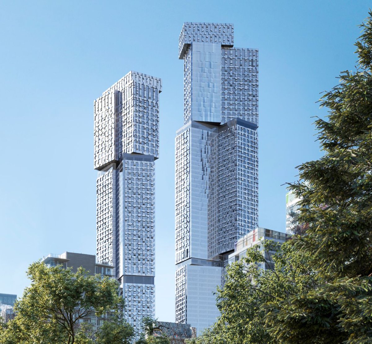 Ghery's last project ended up being in his hometown of Toronto. While he couldn't see it completed, he can at least rest knowing it's well under way to begin a landmark of his city.