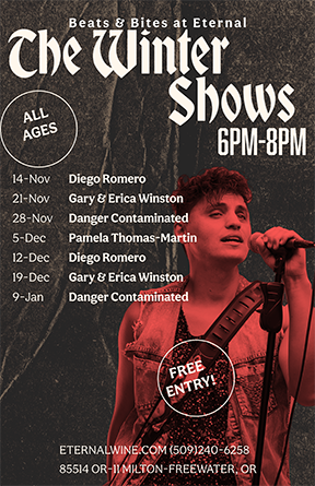 Holiday Barrel is here! Come taste our 2021 Drink Washington State Pinot Noir from the barrel. Southside cork exchange fun and live music tonight!mailchi.mp/eternalwine/ho…