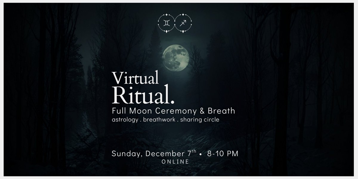 Check out "Virtual RITUAL - Full Moon Ceremony &amp; Breath" eventbrite.ca/e/virtual-ritu… <a href="/Eventbrite/">Eventbrite</a>