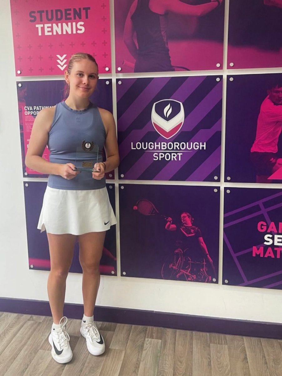 Big week for Edie who won her first ITF J100 singles title at Loughborough! 🏆

Edie also took home the doubles title with partner Sophia. Congratulations from all of us! 👏👏