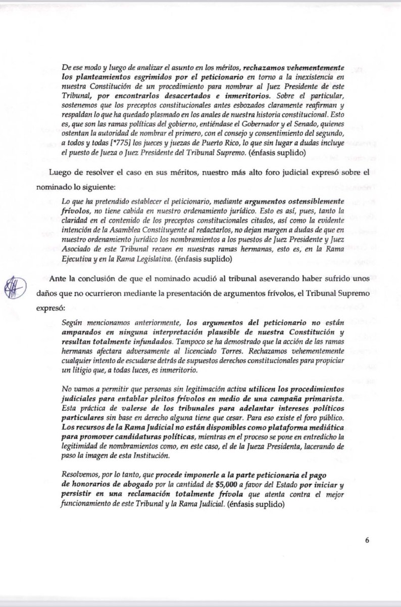En abril de 2023 el Senado había rendido informe negativo descartando el nombramiento de Hiram Torres Montalvo como secretario del DACO. Las razones van desde pobre desempeño como entonces Secretario hasta haber utilizado foros judiciales para campaña política.