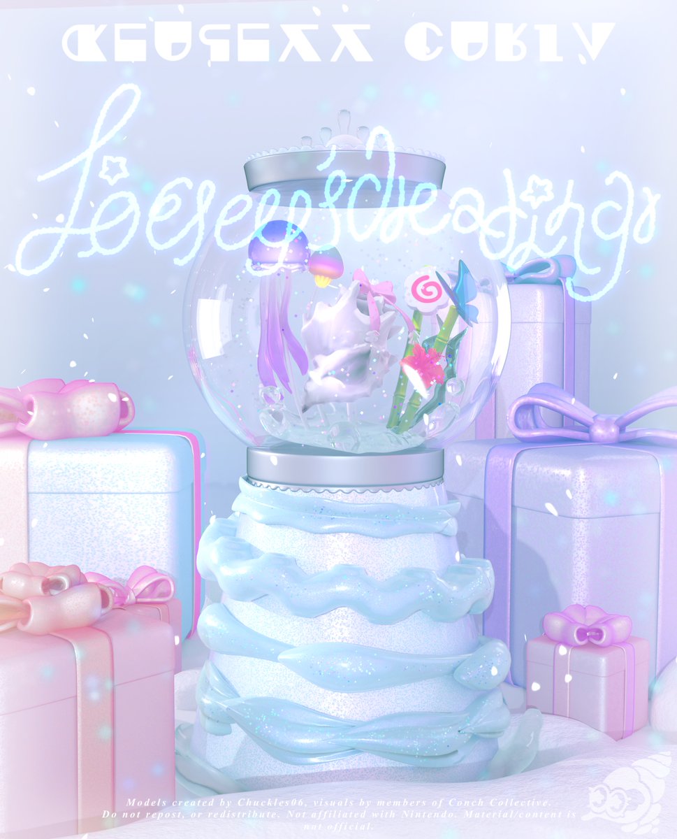 ConchCollective's tweet image. Conch Collective 2026 Season’s Greetings- 
A Conchmas Comeback

#Splatoon #Splatoon3