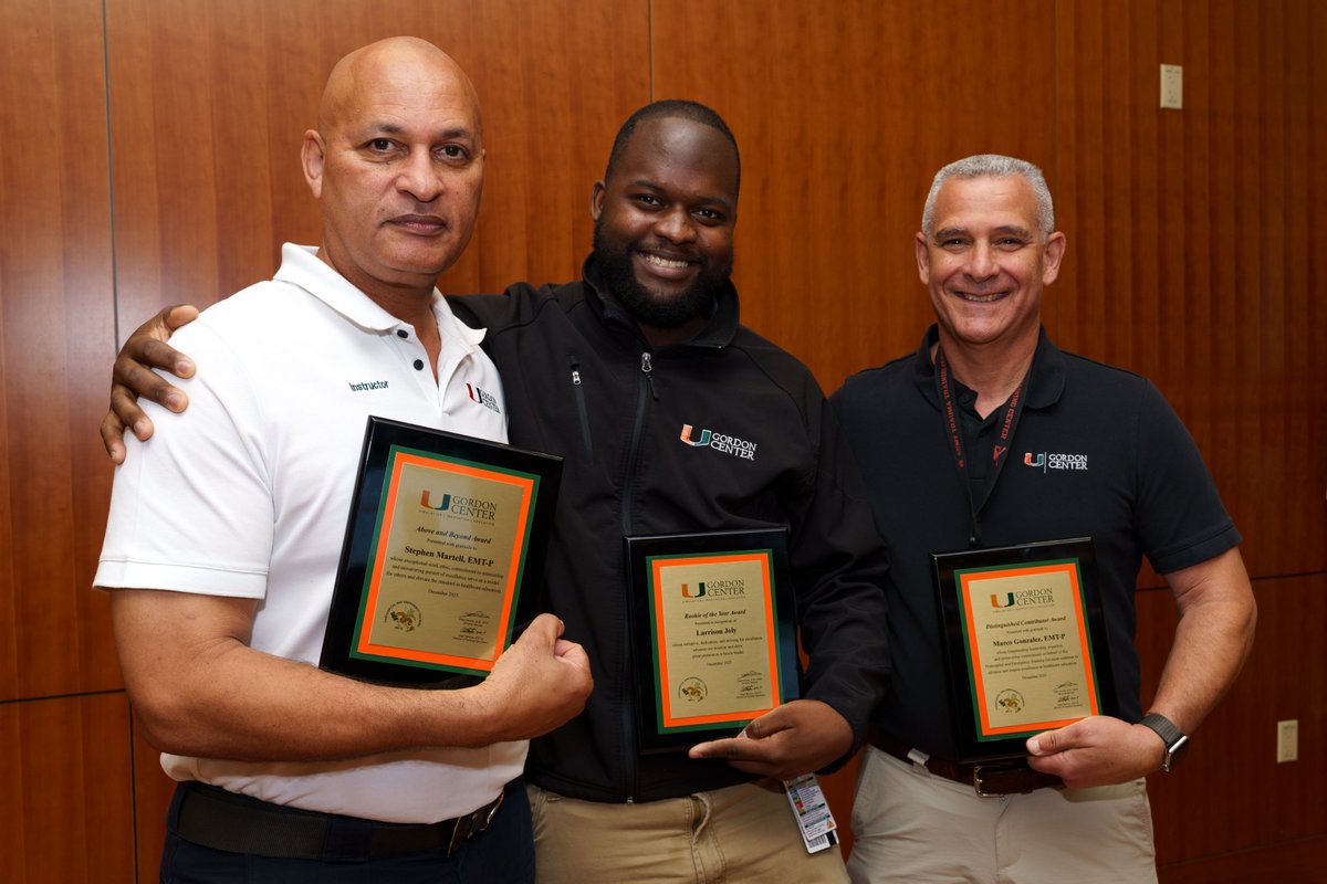 UMGordonCenter's tweet image. Our incredible PETD team's passion and expertise drive lifesaving education worldwide. 

As we conclude another year, we are proud to recognize the outstanding team members whose dedication elevated our training programs in 2025.

#GordonCenter #SimulationEducation #MedEd