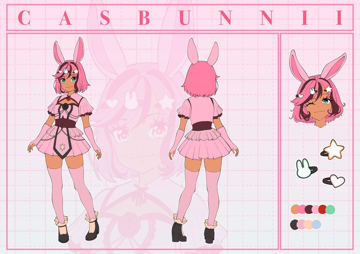 𑣲 my official reference .ᐟ ⋆˚꩜｡💕

❝ just a magical girl who’s here to shine some light <3 ❞

𑣲 art tag : #drawbunnii 🐇
𑣲 live tag : #bunniiliive ⭐️
𑣲 credit : @/mantraa on vgen 🩷

↻+♡ appreciated .ᐟ  𐔌՞ ܸ.ˬ.ܸ՞𐦯

#VTuber #ENGVtuber