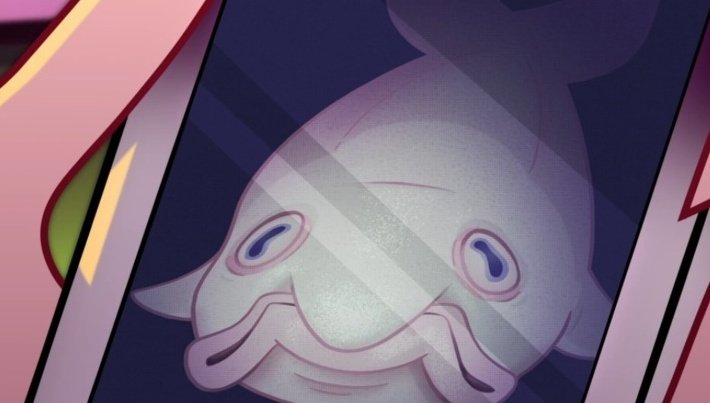 Demonalchemist7's tweet image. Angel Dust: "Hey, have you ever heard of a blob fish?"

Husk: "A...what?"

Angel Dust: Check this out. How cute is that?"

Husk: "...Why are you like this?"